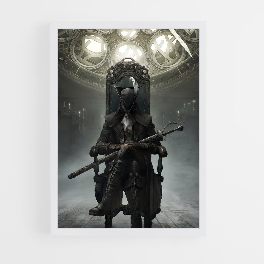 Poster L'Épée et le Costume – affiche Bloodborne (vue 3)
